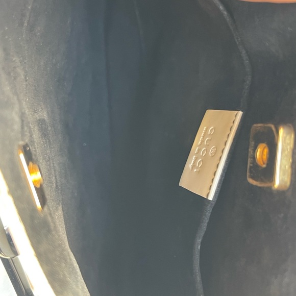 Vtg Gucci Patent Leather Shoulder Bag *see pics and read description - Picture 7 of 14